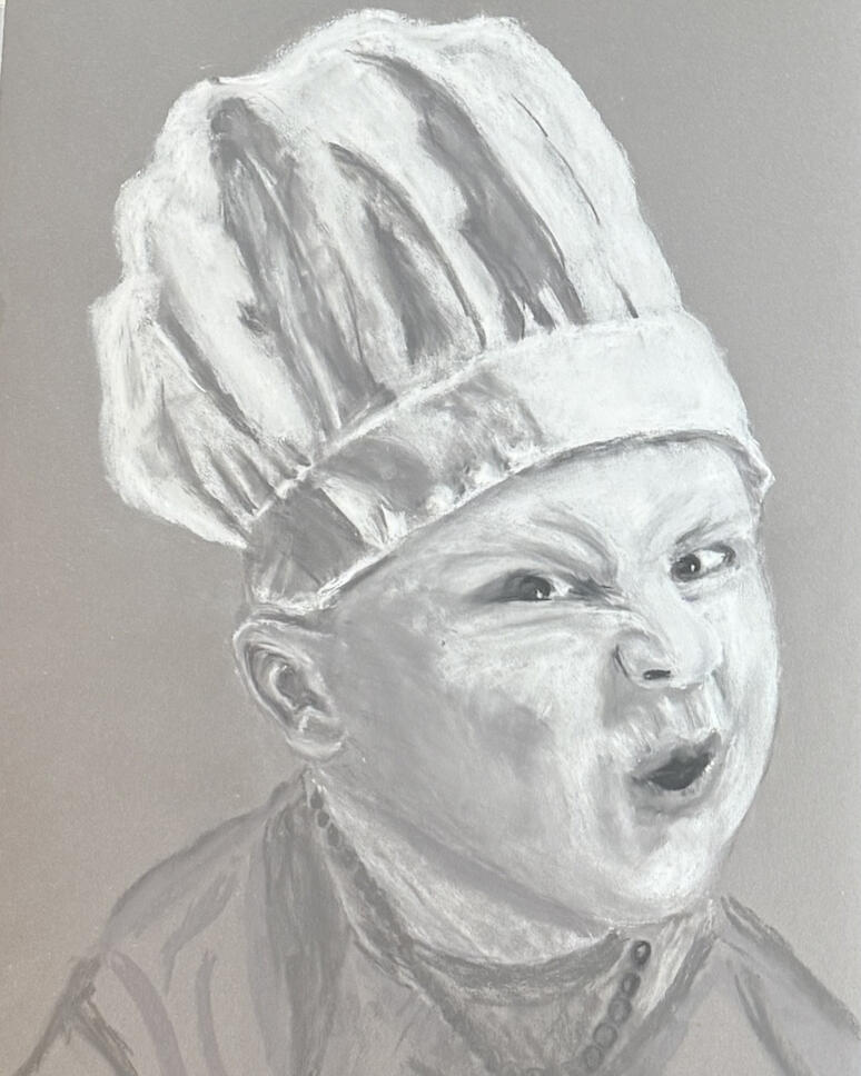 "Chef's Grimace"-Standard Print